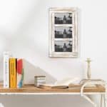 3 photo recipe card frame idea for kitchen wall decor
