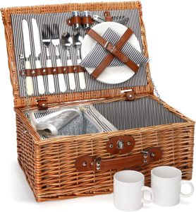 Picnic Basket Set Housewarming Gift Ideas