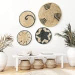 Plate Collection large wicker Colour