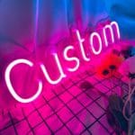 custom neon light for kitchen wall decor