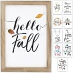 seasonal photo decor idea for kitchen wall decor