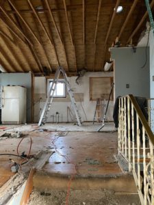 House Reno Foyer to Main Ceiling Vault