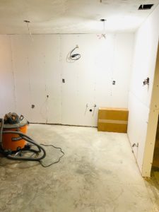 drywall rec room