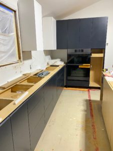 kitchen cabinets with doors