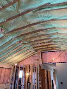 spray foam vaulted ceiling