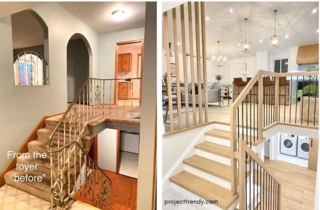 Stairway 2 Before and After