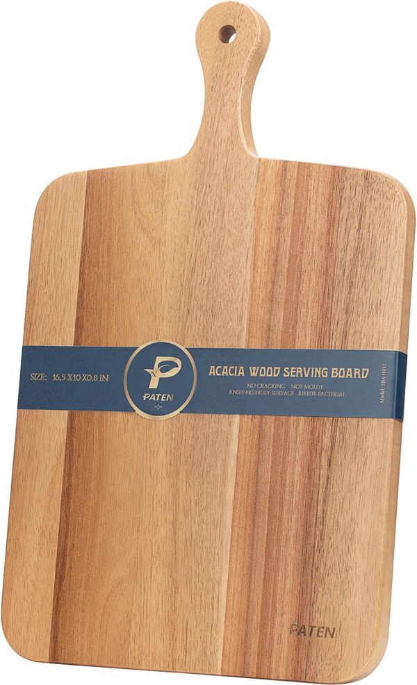 Acacia Wood Cutting Board 16.5x10