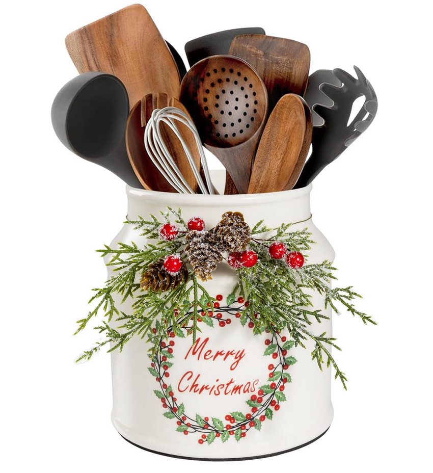 Christmas Utensil Holder