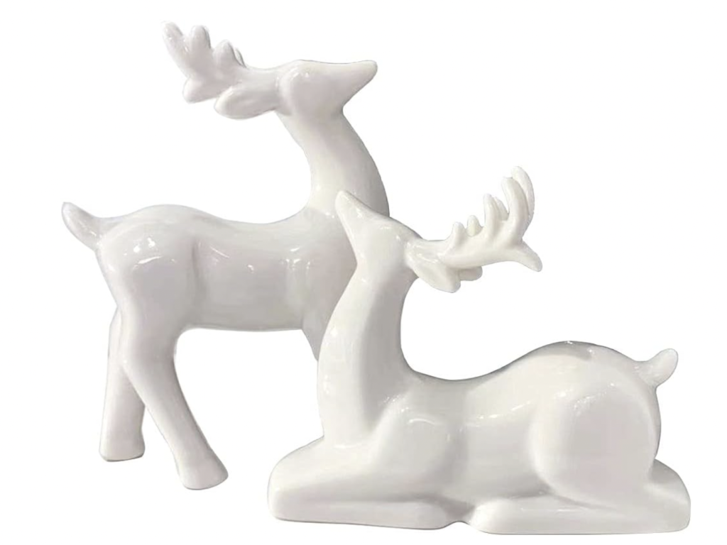 Deer Christmas Decor for Kitchen Island