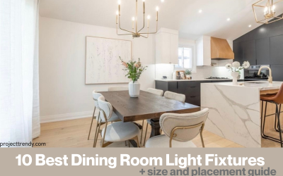 10 Best Dining Room Light Fixtures + Size & Placement Guide
