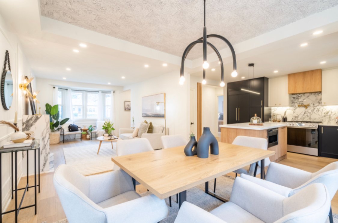 project trendy contemporary dining room design