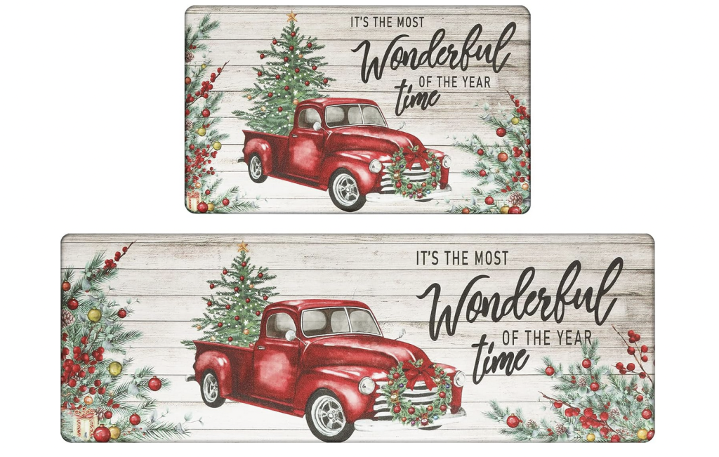 Kitchen Christmas Decor Rug