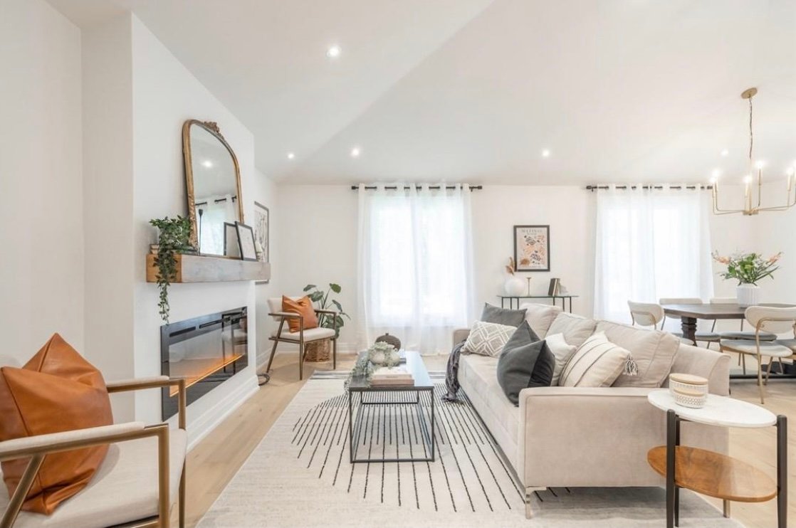 Project Trendy Contemporary Living Room Design