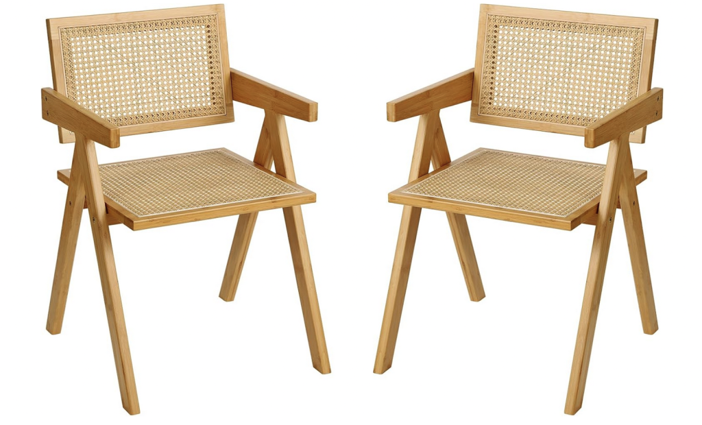 Rattan Cane Contemporary Dining Room Chair