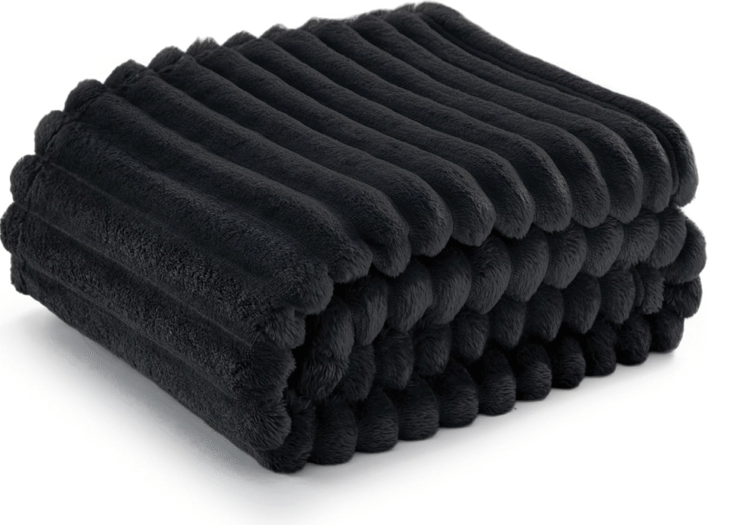 Black Throw Blanket