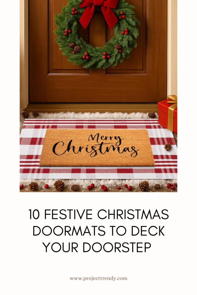 Christmas Door Mats Pin
