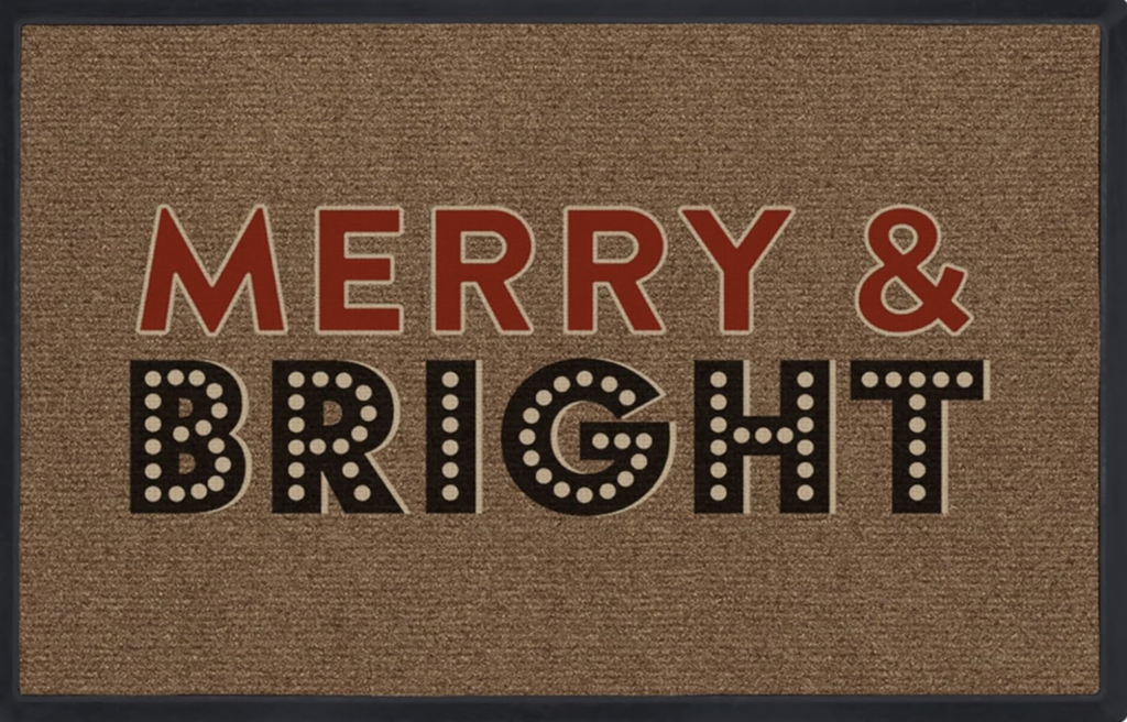 Ruggable Christmas Door mat