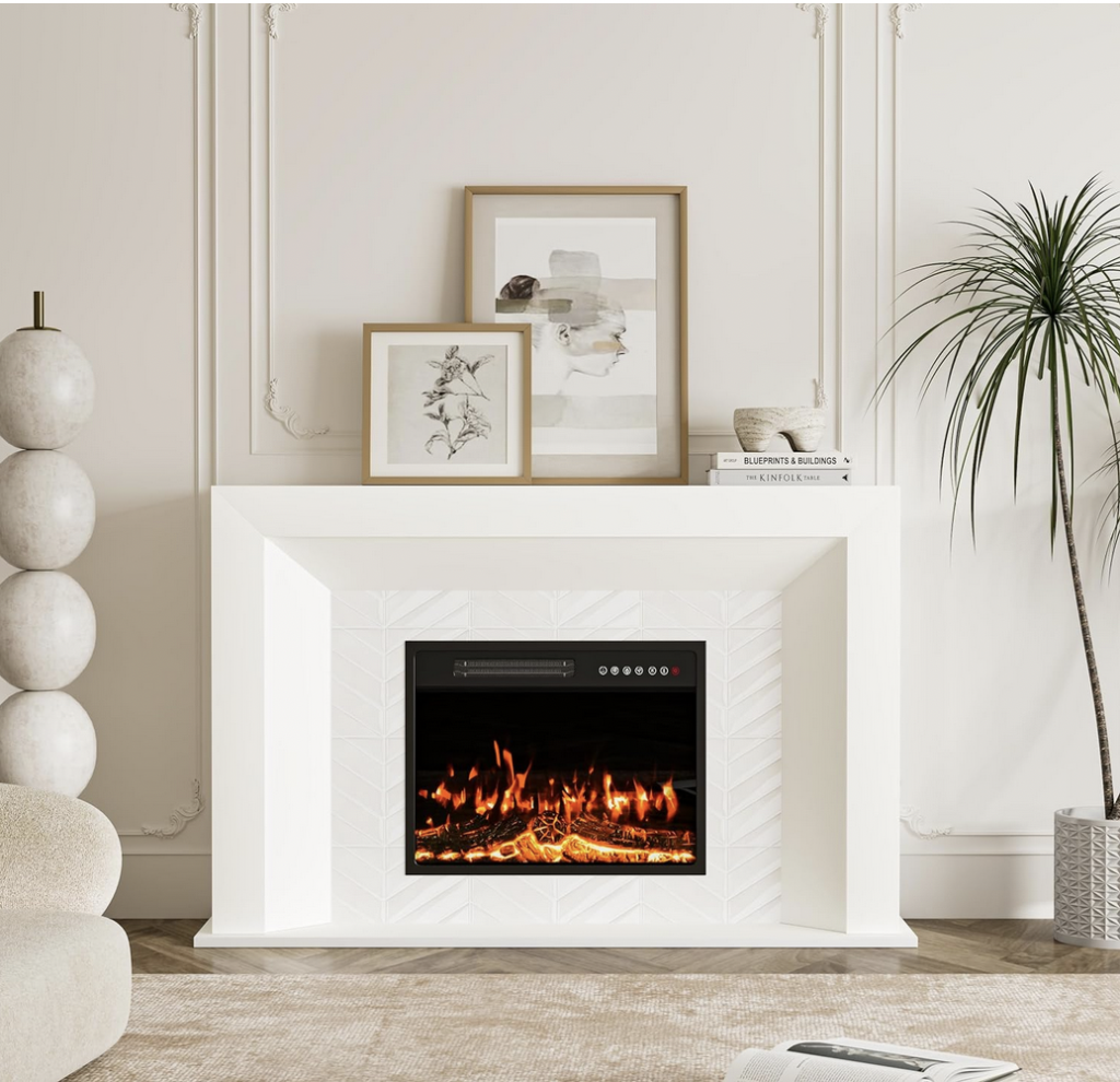 50 inch Electric Fireplace with Mantels