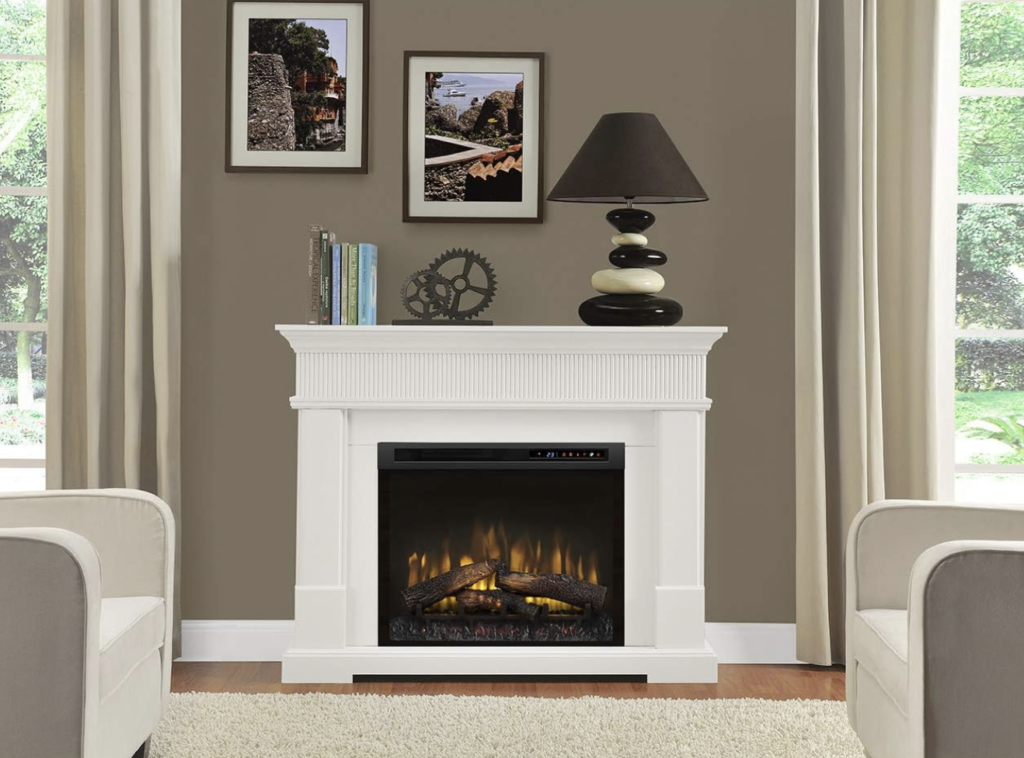 Dimplex Electric Fireplace with Mantel