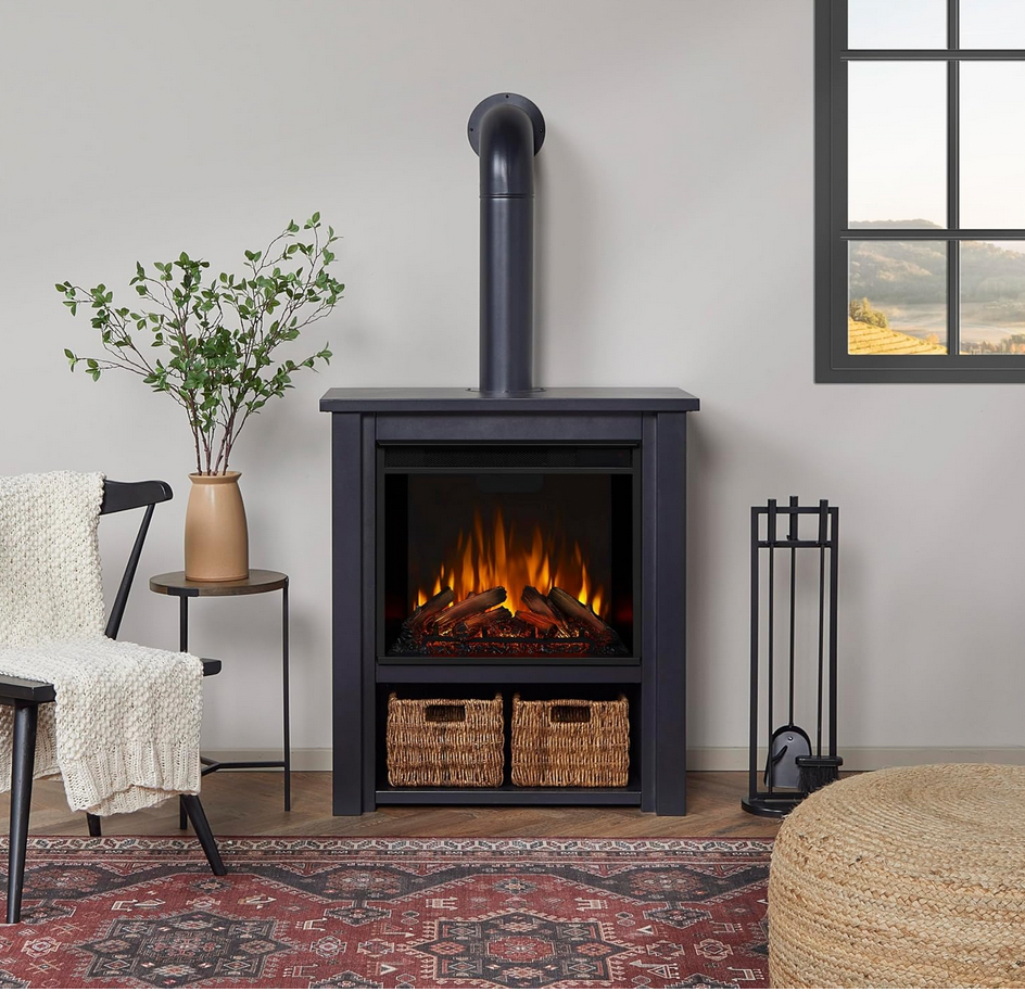 Real Flame Hollis Freestanding Electric Fireplace